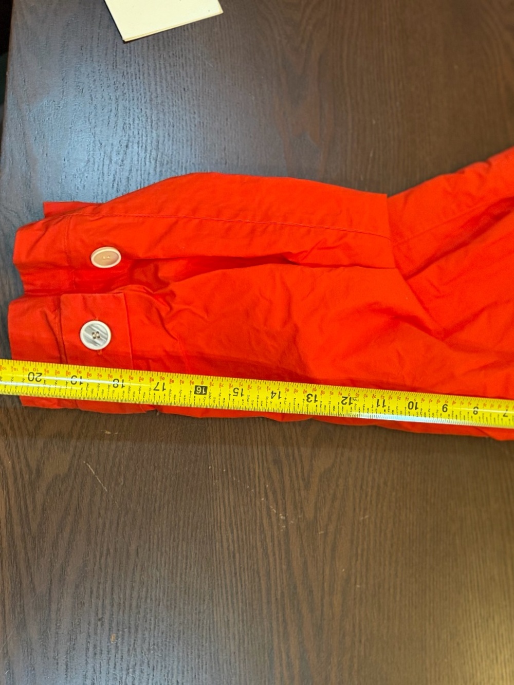 Toogood Wax Trawlerman Coat in Bouy Orange - Picture 9 of 14